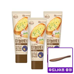 복음 바로 발라먹는 마늘 버터스프레드 100g x3+우드나이프