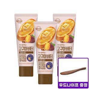 복음 바로 발라먹는 고구마 버터 스프레드 100g x3+우드나이프