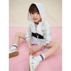 에어리 패널드 바람막이 점퍼 - 아이보리