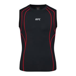 UFC 블레이즈+ 머슬핏 슬리브리스 블랙 U4SLV2106BK