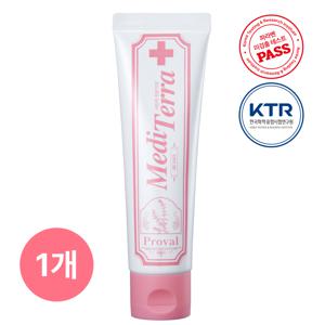 [치과/약국납품] 메디테라 시린이 치약 임산부 계면활성제 없는 천연 고불소 치약 120g, 1개