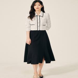 [JJ지고트]언발란스 슬릿 플레어스커트GP4M0SK901