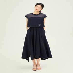 [정상가259000] 언밸런스 시스루 배색 원피스 GP6A0OPR41