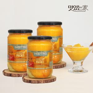 스테비아 저당 저칼로리 황도 병조림 690gx3개입