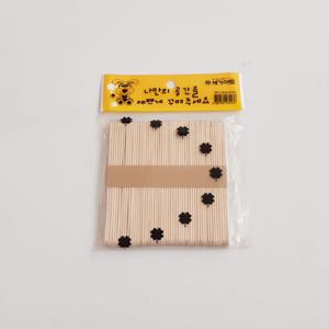 하드바(나무색/소/100개입) 하드바 나무집 공예바 만들기바 한글놀이바 아이스크림바