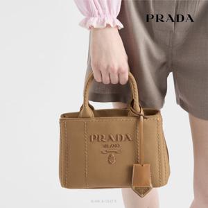 [블랑앤꼴레뜨]  토파코 코튼 캔버스 미니 토트백 (PRADA  AS보증)