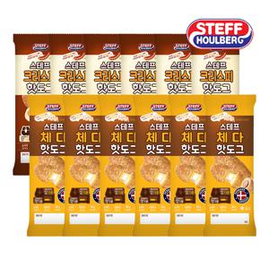 스테프 크리스피 핫도그 80g 6팩+체다 핫도그 80g 6팩