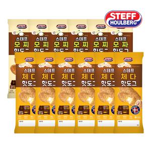 스테프 모짜 핫도그 80g 6팩+체다 핫도그 80g 6팩