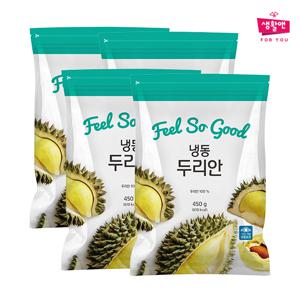 [생활앤] 냉동 몬통 손질두리안 450g x 4팩