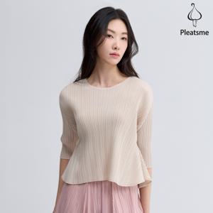 [최초가 118000원] 폴딩 7부 슬리브 A라인 티셔츠_EPTSM225036