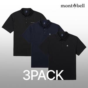 [3PACK]  남성 퍼포먼스 카라 반팔 티셔츠_MW3FMMOH82A