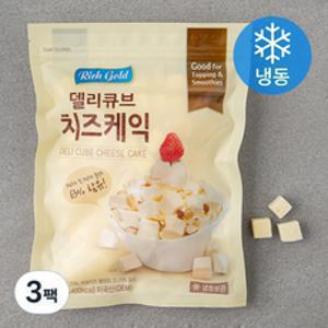 리치골드 델리큐브 치즈케익 (냉동), 430g, 3개