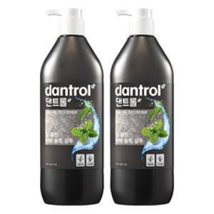 댄트롤 딥 클린 박하 솔트 샴푸, 820ml, 2개