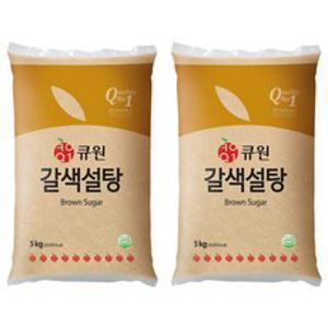 큐원 갈색설탕, 5kg, 2개