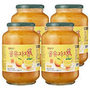 담터 꿀유자차A, 2kg, 1개입, 4개