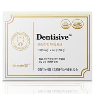 닥터메타 프리미엄 덴티시브 치아 건강 칼슘 프로폴리스 영양제, 1개, 60정