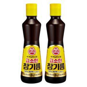 오뚜기 고소한 참기름, 320ml, 2개