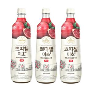 쁘띠첼 미초 석류 900ml 3개