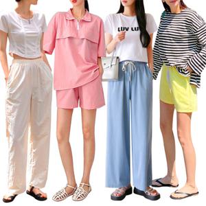 (20+10+카드7%) 비비드글램 1+1 장당 2970원~/와이드팬츠/빅사이즈~5XL/텐셀데님/여름바지/냉장고/미시의류