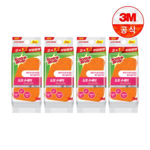 음식물이 끼지않는 도트수세미  12입(제로/강력 타입별 택1)+사은품증정(5/7일구매해당)