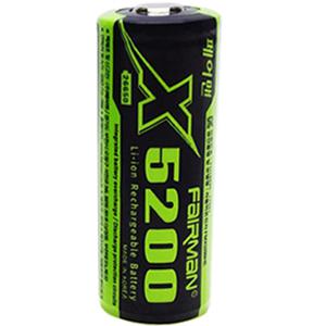 페어맨 5200mAh 26650 리튬이온 배터리 충전지 건전지
