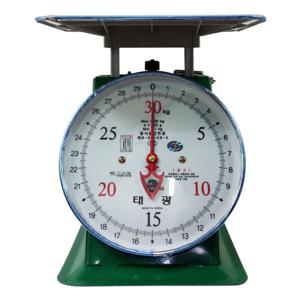태광 산업 30kg 지시저울 바늘저울 눈금저울 접시저울