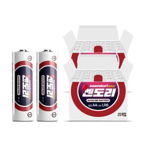 쎈도리 맥스 알카라인 건전지 AA AAA 40알