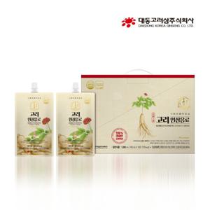 (본사직영) 대동고려삼 고려 인삼음료(100ml x 10포) x 3박스 인삼추출액 82.5% 타우린함유 건강음료