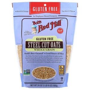 (아이허브) Bobs Red Mill (밥스 레드 밀) 스틸컷 오트밀 통곡물 글루텐 무함유 680g(24oz) 해외직구