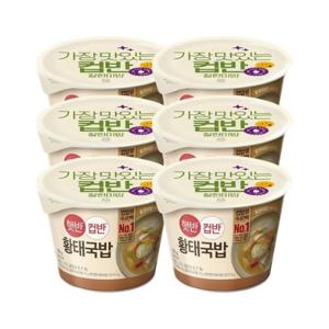 1등 컵밥 햇반 컵반 황태국밥 170g x6개
