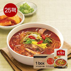 진한 소고기육개장 옛맛 얼큰 전통 사골 파개장 육개장 600g x 25개(1box)