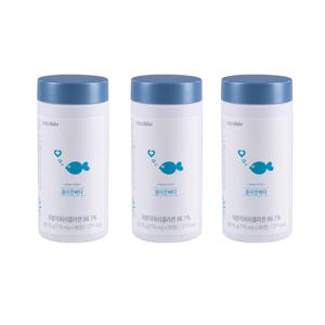 파파비오 저분자어류콜라겐 펩타이드 콜라겐바다 60정 하루 1500mg 3박스(3개월분)
