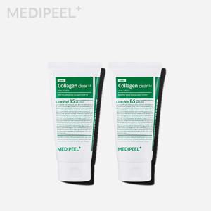 메디필 (1+1)그린 시카 콜라겐 클리어 2.0 120ml 트러블 진정 클렌징폼  (+증정 시카클리어 4ml x3)