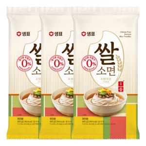 샘표 쌀소면 800g 3개