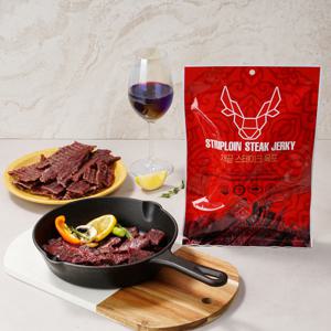 항진육포 채끝 스테이크 육포 200g