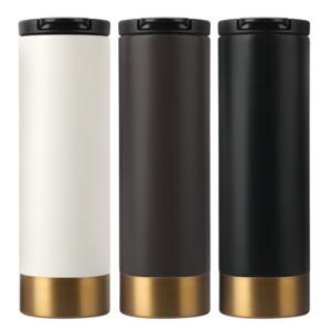 지니유니 라인골드 스텐 냉온 보온보냉 슬림 텀블러 500ml 1+1