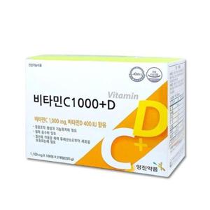 영진약품 비타민C1000+D 1100mg x 200정 /AWS