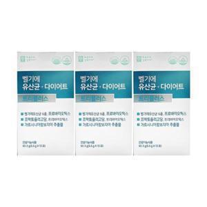 애플트리김약사네 벨기에 유산균 다이어트 트리플러스 5.5g x 15포 x 3박스