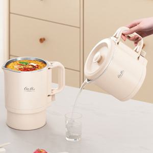 휴대용 다기능 접이식 전기냄비 304 스테인리스 0.8L+수납가방