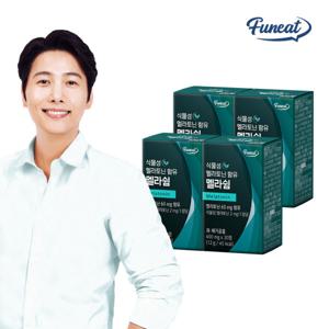 식물성 멜라토닌 2mg 함유 멜라쉼  3+1박스 4개월분 / 타트체리 분말 허브 2종 함유