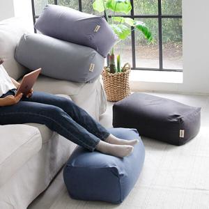 폴랑 알로바 꼬깔 풋스툴 패브릭 발받침대 다리 보조의자 인테리어 쿠션 100% 국내제조