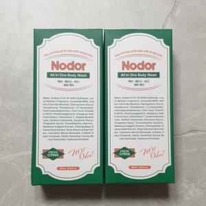 1+1 노도르 올인원 바디워시 460ml - 헤어 페이스 바디 체취 악취 케어