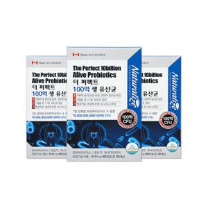 네추럴라이즈 더 퍼펙트 유산균 510mg 60캡슐 3개/mj