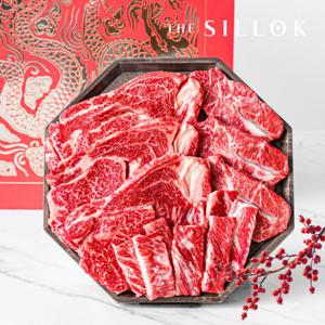 더실록 1등급 한우 `창덕` 모둠 구이 세트 800g (등심+등심+갈비살+부채살 각200g)