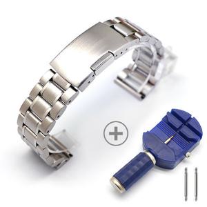 메탈밴드 / 메탈시계줄 실버 교체공구포함 20mm/22mm