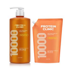 엘라스틴 프로틴클리닉 고영양 샴푸 용기 1000ml  + 리필 900ml