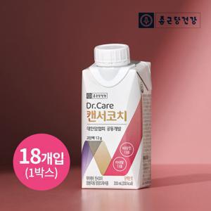 종근당건강 닥터케어 캔서코치 200ml 18개입(1박스) /대한암협회 공동개발 /암환자용 영양식