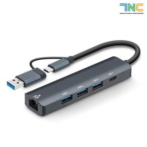 7NC USB 허브 C타입 멀티 연결 포트 노트북 타입 커넥터 컴퓨터 분배기 NCH-705