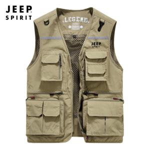 JEEP SPIRIT 정품 아웃도어 조끼 낚시 조끼 등산 조끼 작업 조끼 JC0561-TXB
