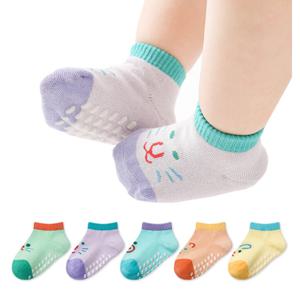 신생아 아기 미끄럼방지 양말 5족세트(G517)